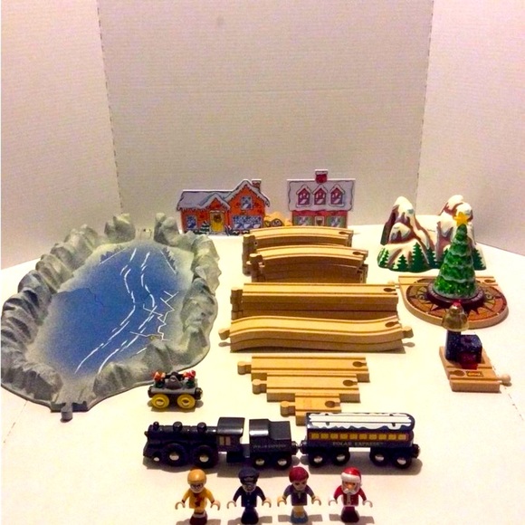ISO BRIO POLAR EXPRESS wooden train parts and figures - Picture 1 of 2